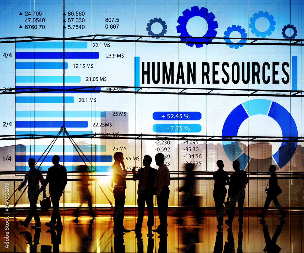 Human Resources Employment Career Plan Concept