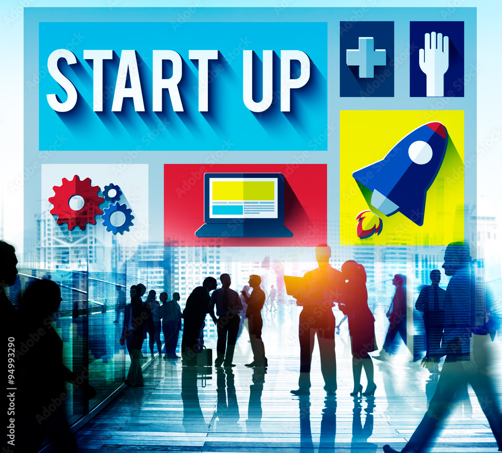 Start Up Launch Growth Success Planning Business Concept