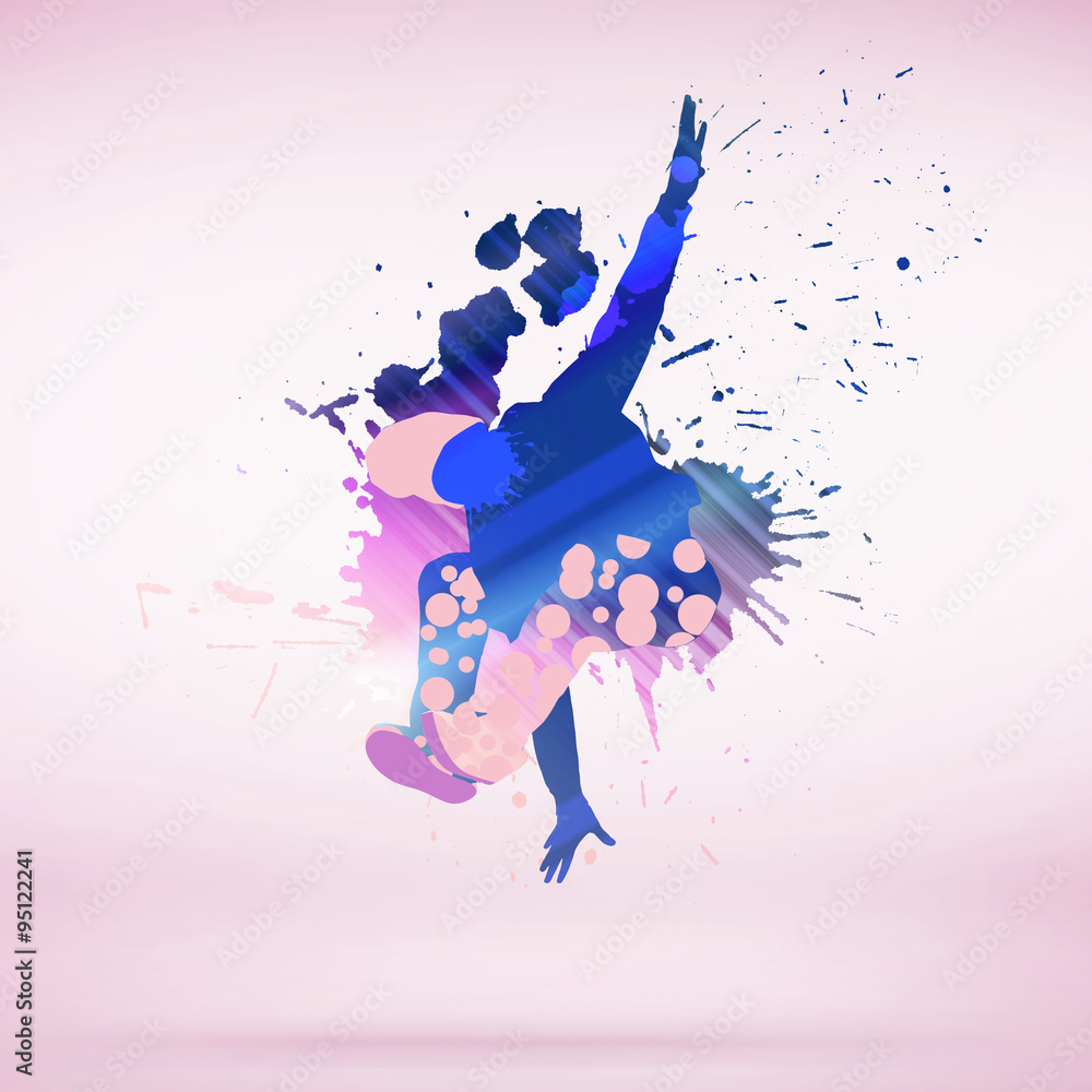 Dancer silhouette