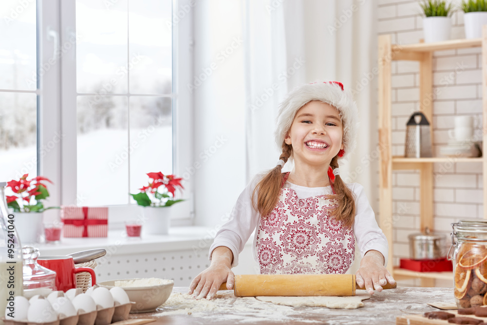 cooking Christmas biscuits