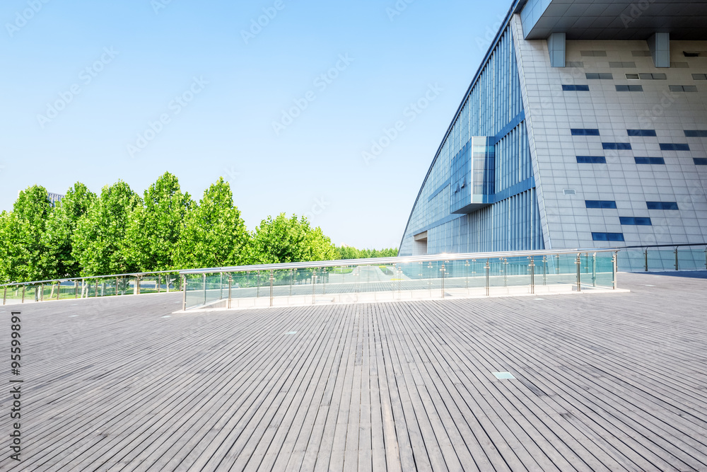 empty ground building exterior