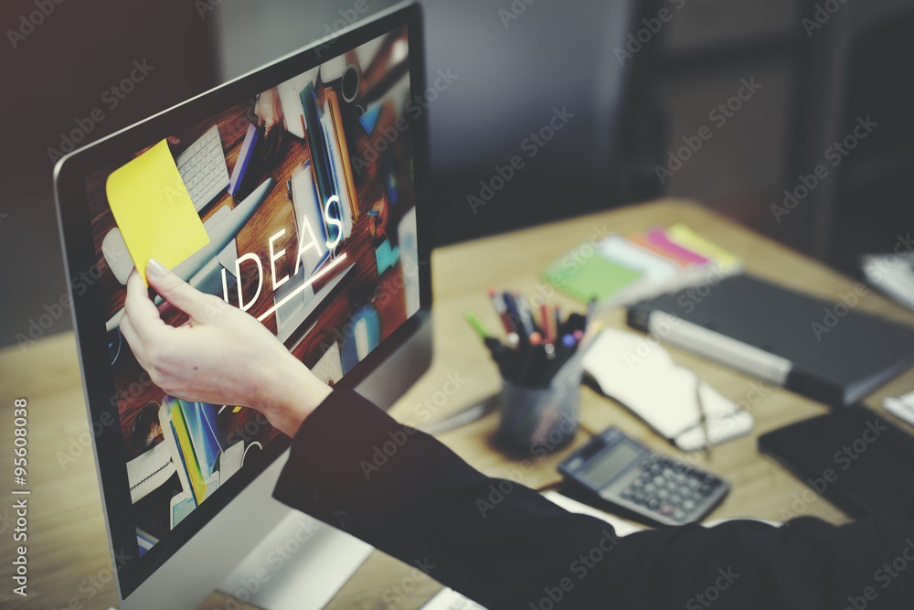 Working Office Desk Workplace Workspace Concept