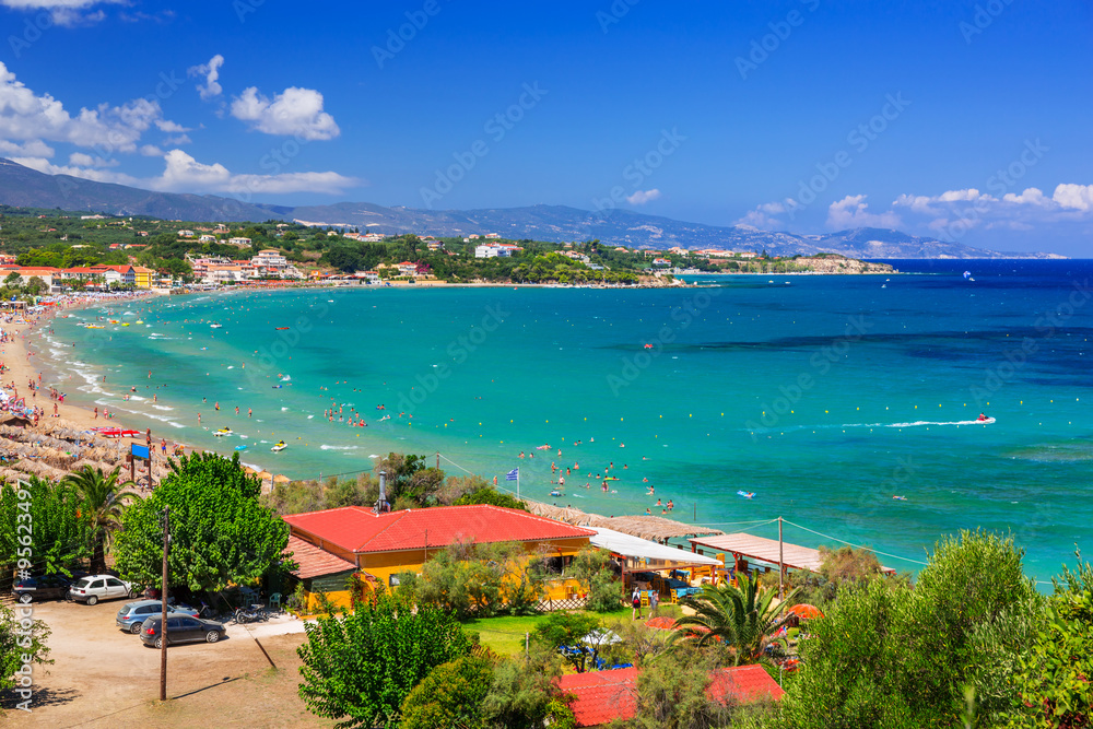 Beautiful Mojito beach on Zakynthos, Greece