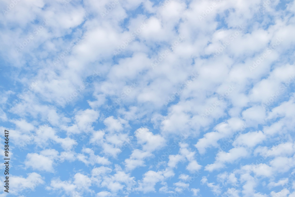 典型的なわた雲　 Typical cumulus clouds