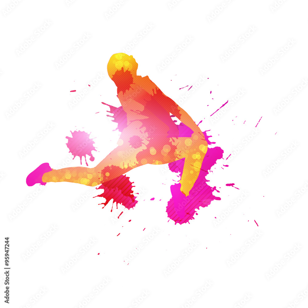 Dancer silhouette 