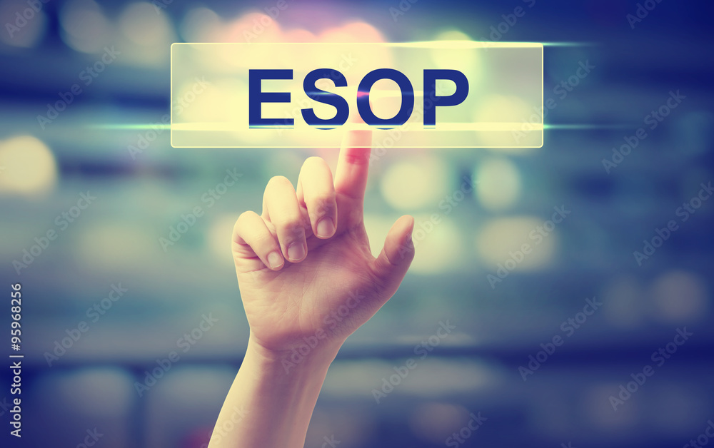 ESOP - Employee Stock Ownership Plan concept