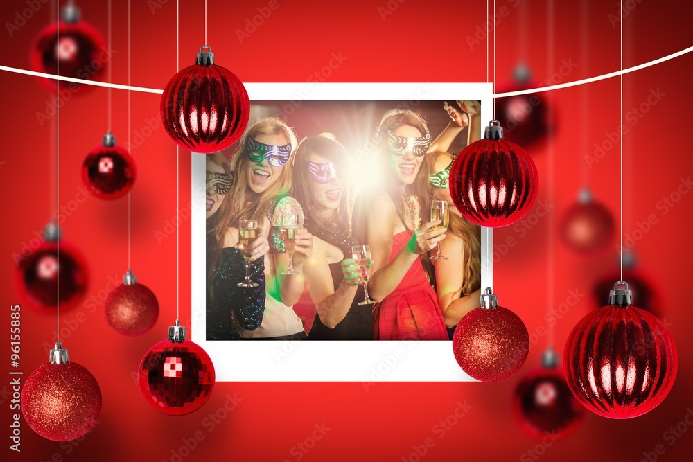 Composite image of christmas photograph