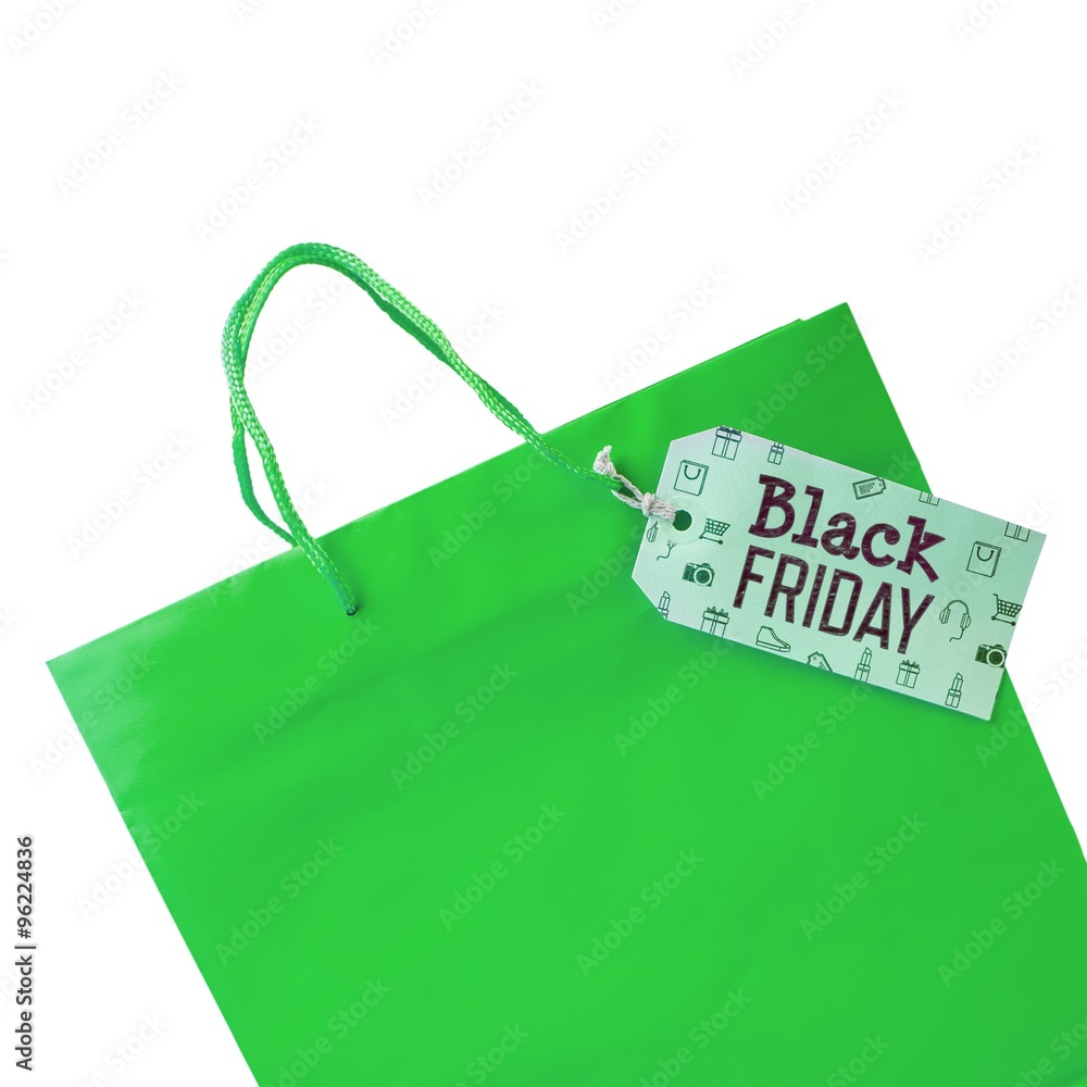 Composite image of black friday advert