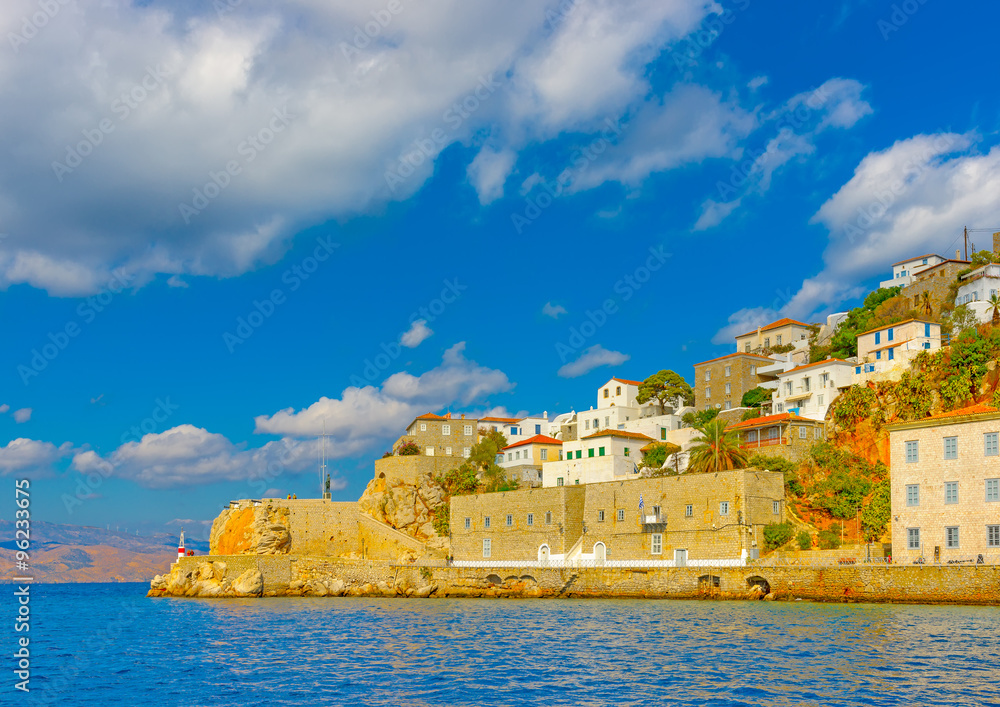 At Hydra island in Greece