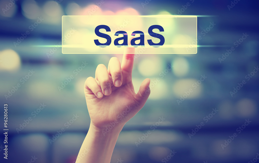 SaaS - Software as a Service concept