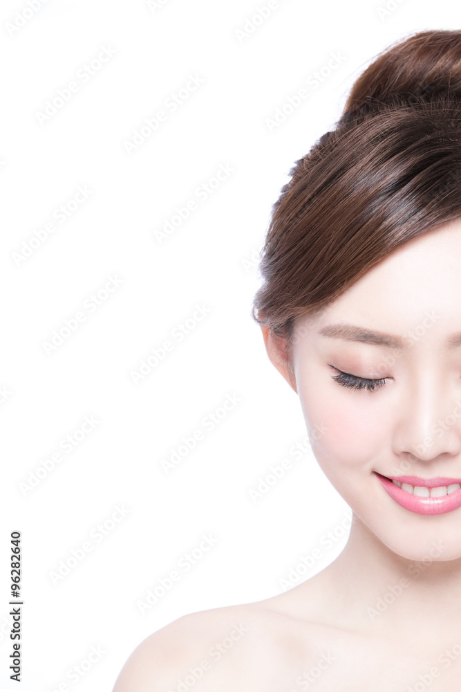 beautiful Skin care woman Face