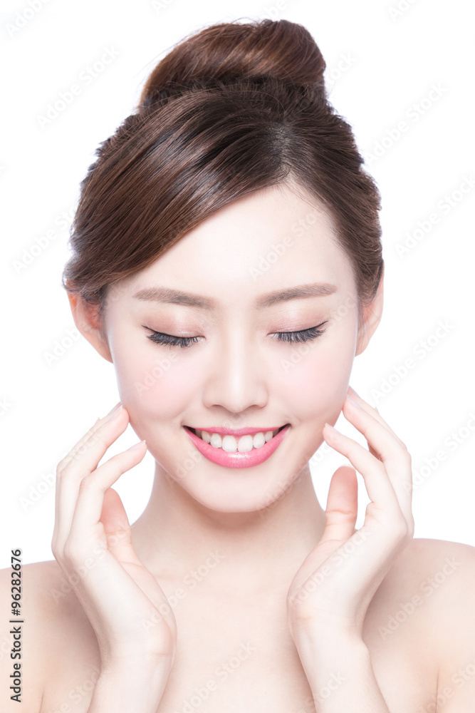 beautiful Skin care woman Face