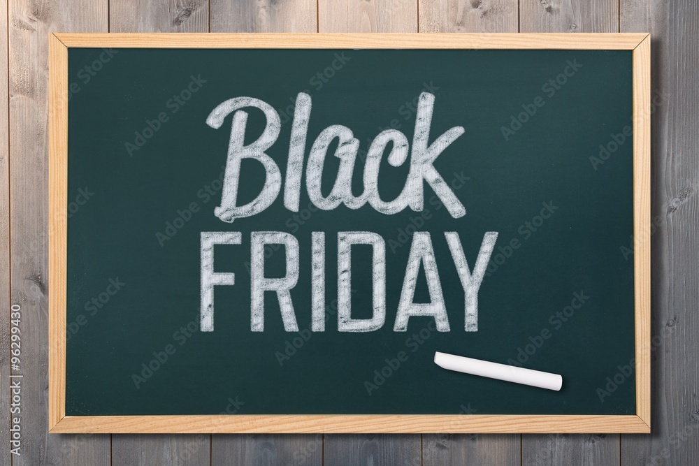 Composite image of black friday advert