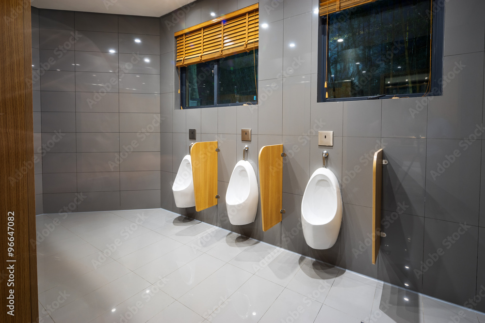 interior of modern toilet