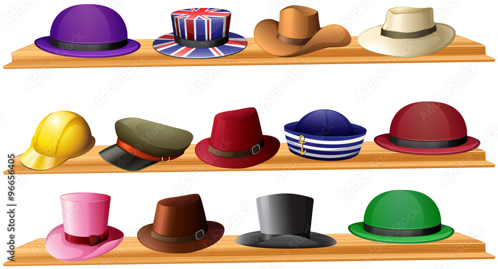 Different kind of hats