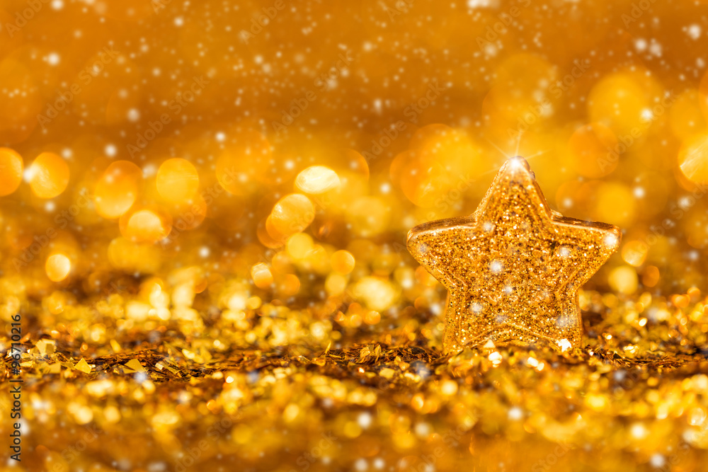 Super macro photo of christmas decoration