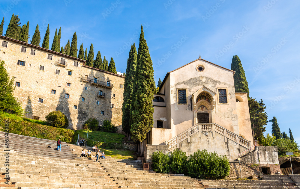 Santi Siro e Libera church in Verona - Italy