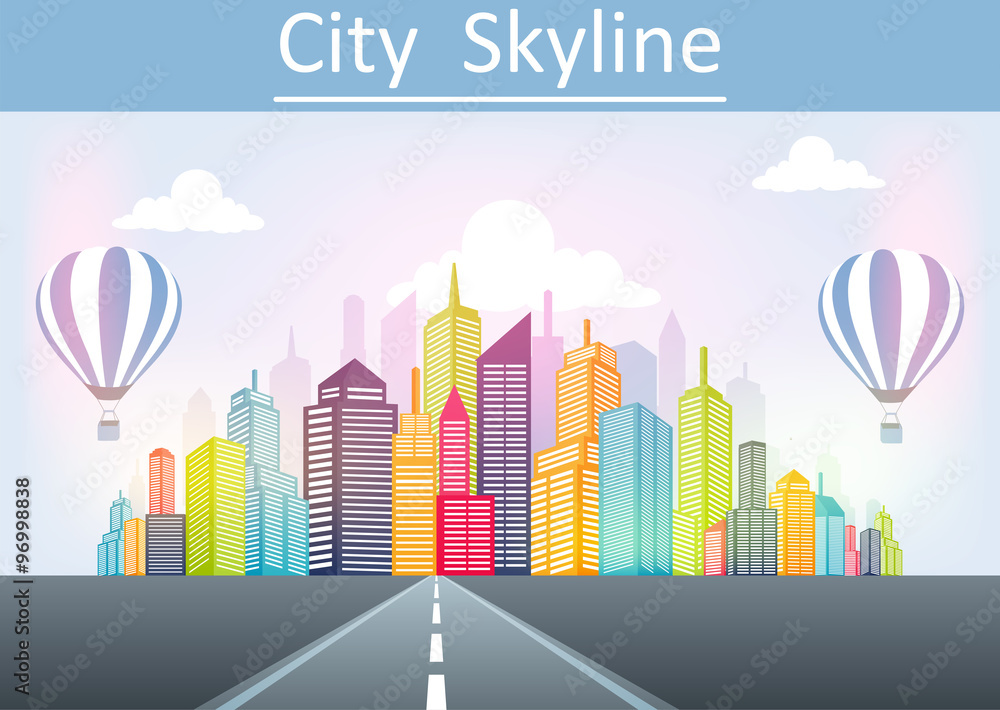 Cityscape skyline