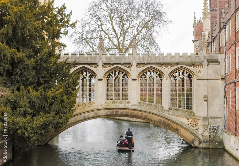 The Bridge of Sighs, in Cambridge (UK)