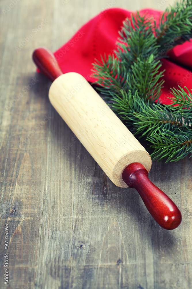 Baking Christmas cookies