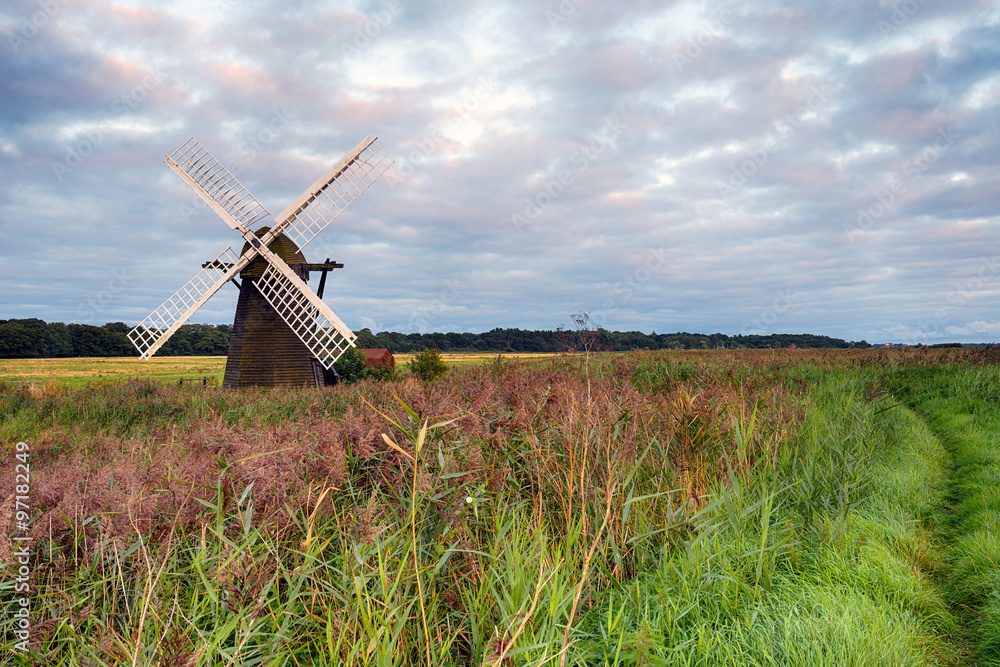 Sunset at Herringfleet Mill