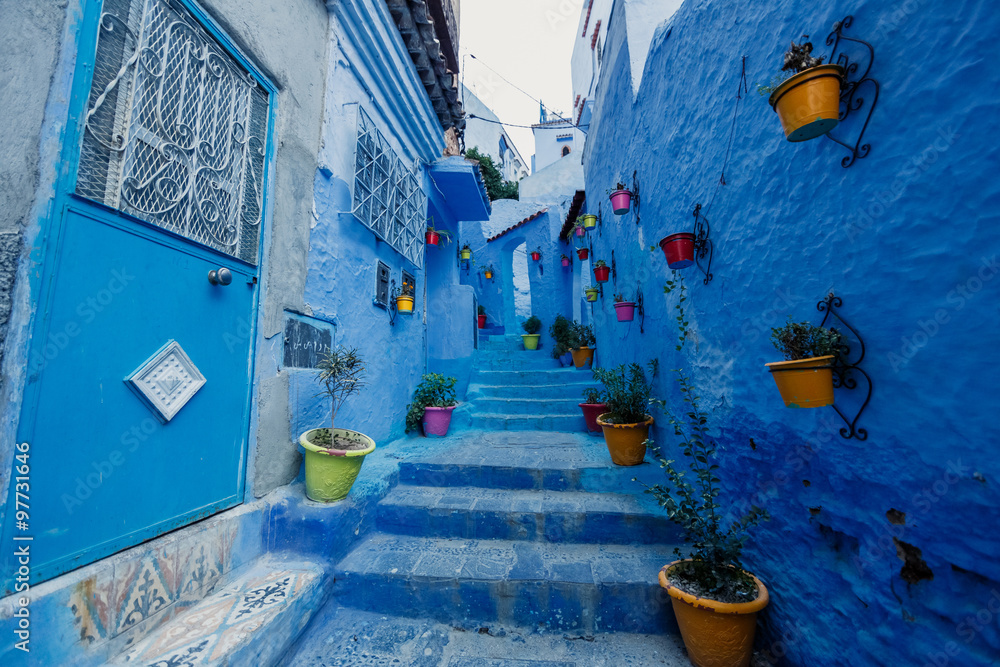 Chefchaouen-摩洛哥的蓝色村庄