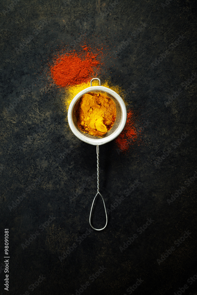 Turmeric and paprika mix