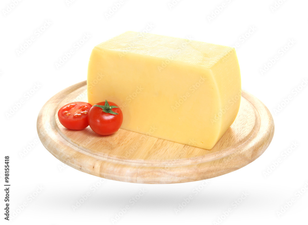 cheese isolated on white background