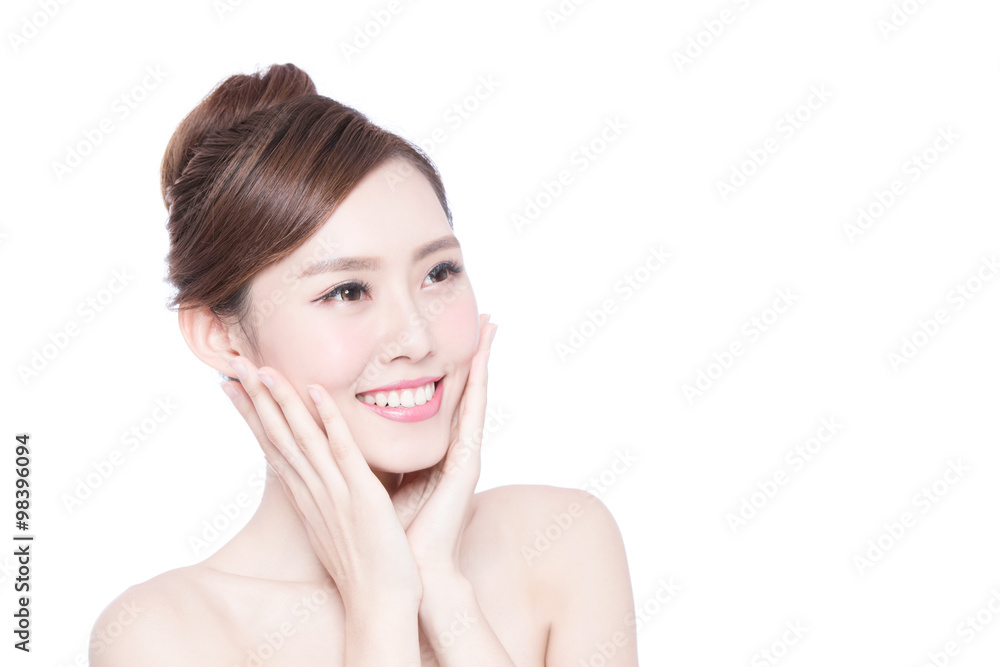 beautiful Skin care woman Face