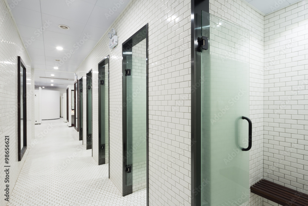 interior of modern dressing room