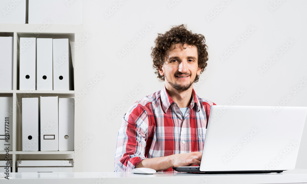 Man working in office