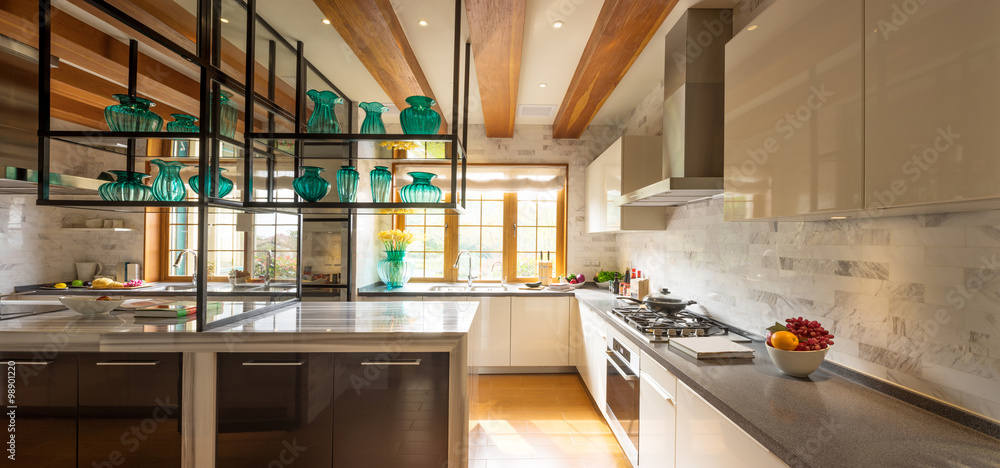 interior of modern kitchen