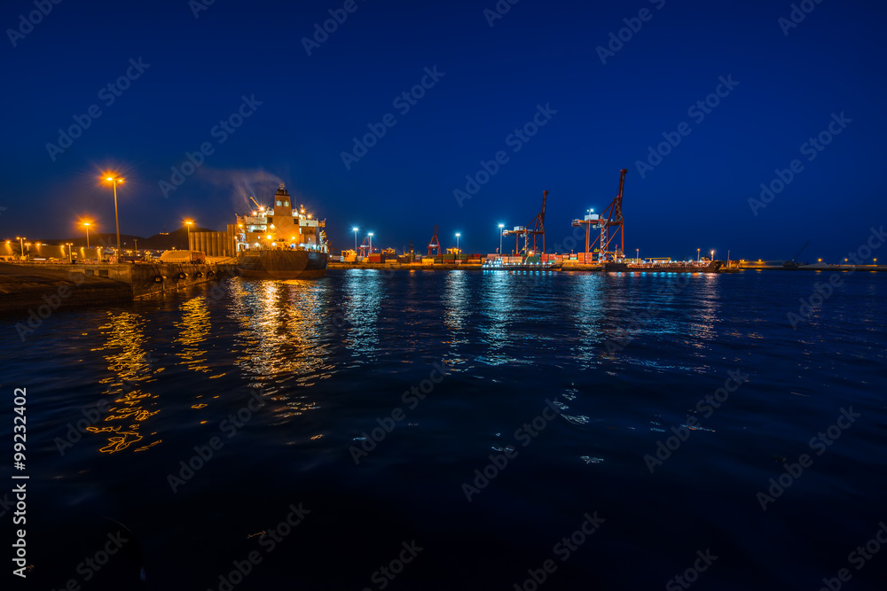 Port in Las Palmas on Gran Canaria island