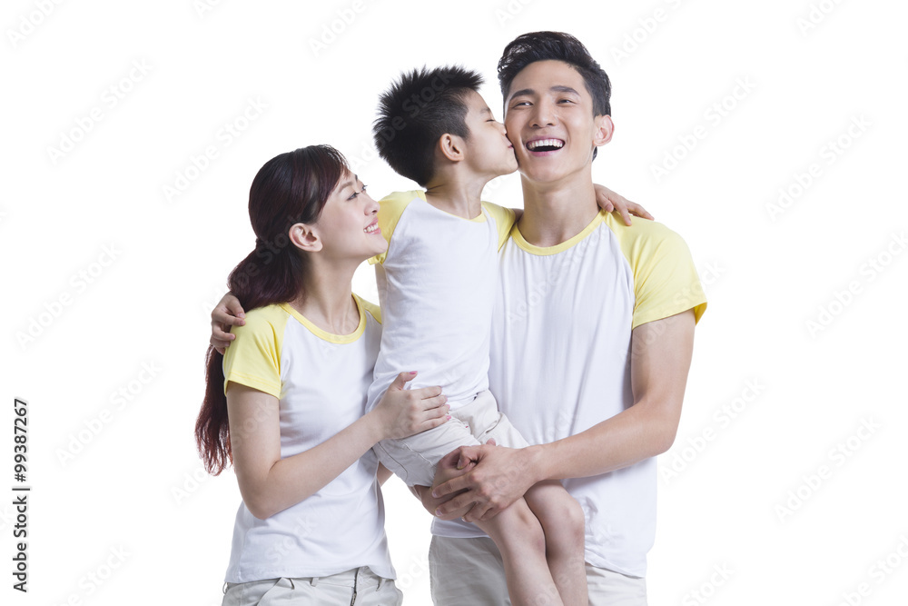 Sweet young family