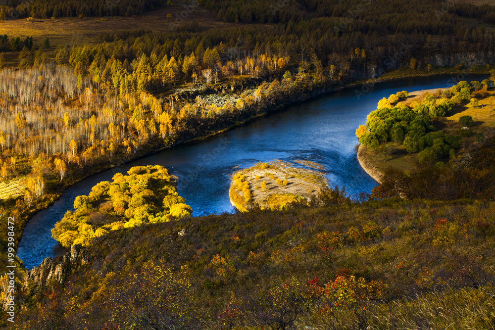 Natural Scenery of Aershan,China