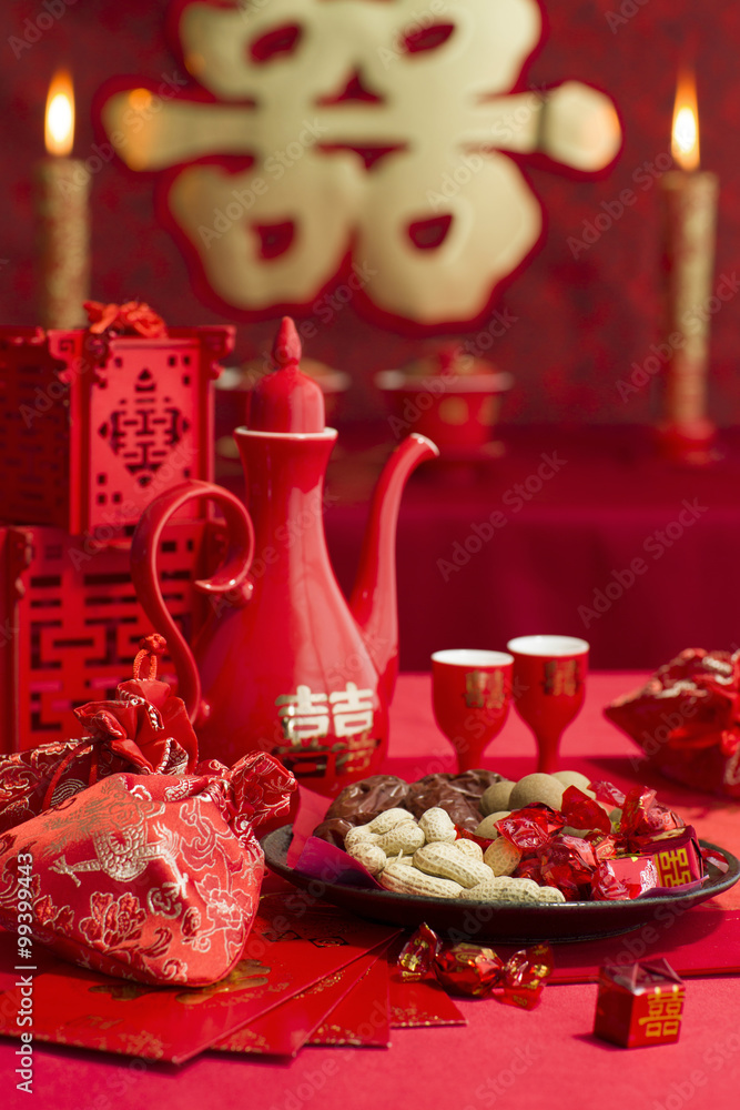 Traditional Chinese wedding elements