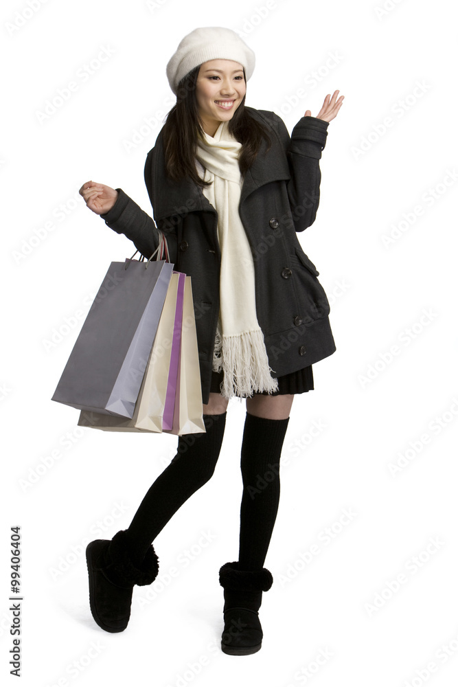 Young woman shopping