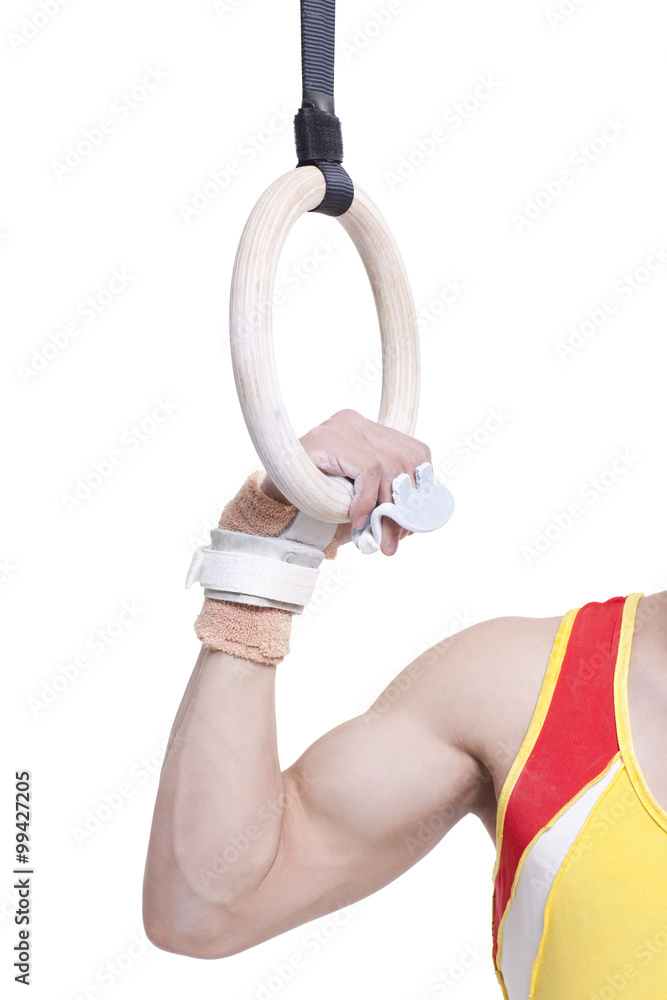 Strong arm and gymnastic ring