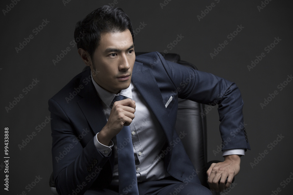 Businessman thinking