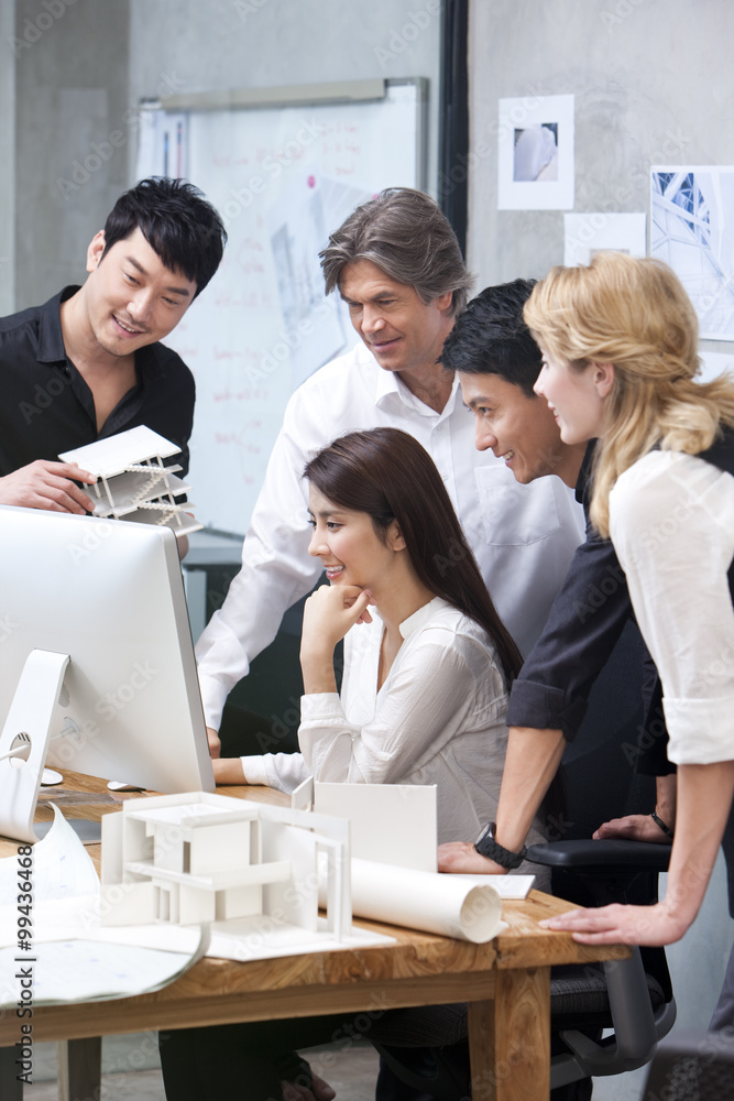  Architects working in studio