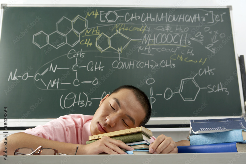 Student Asleep At Desk