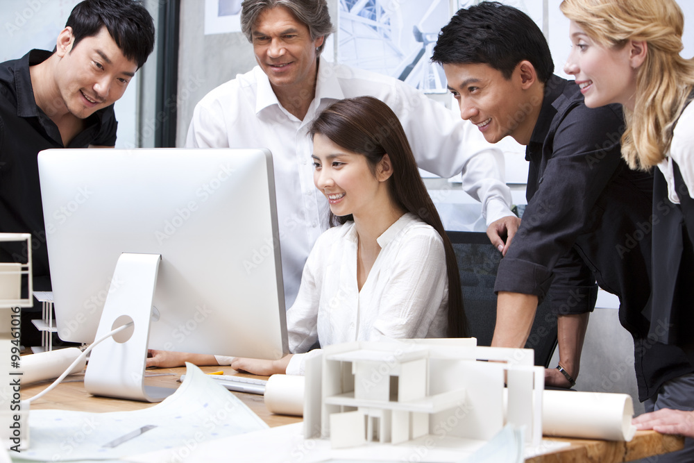  Architects working in studio