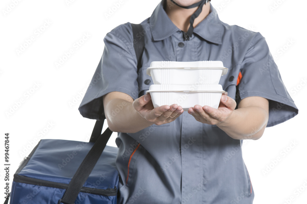 Take-out deliveryman