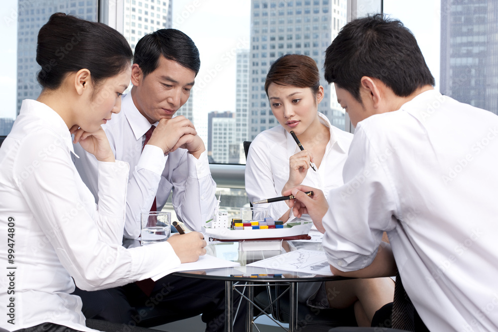 Businesspeople at work in the office