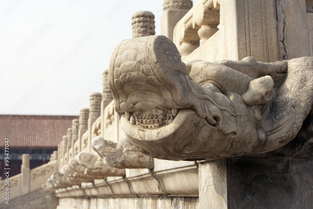 紫禁城建筑细节，中国北京