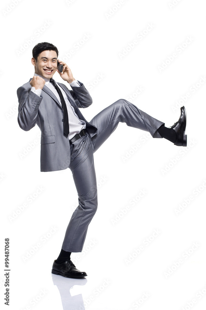 Businessman on the phone