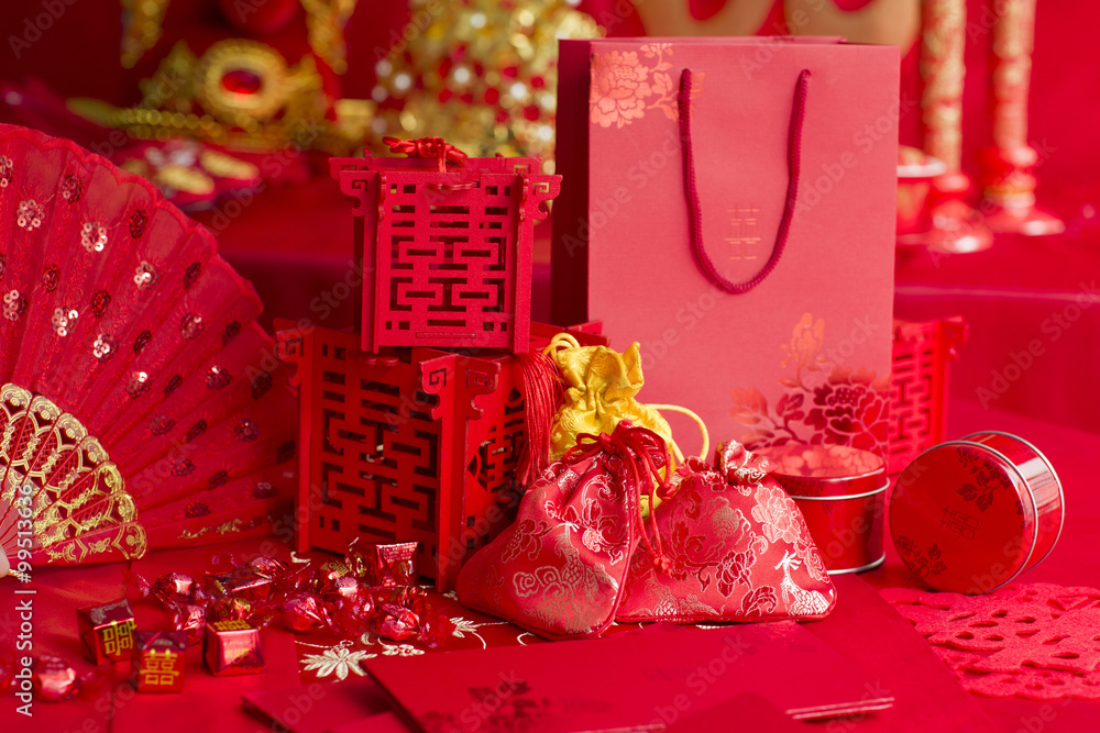 Traditional Chinese wedding elements