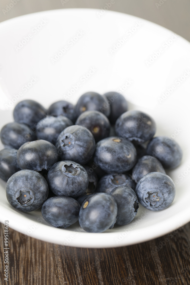 Fresh blueberries