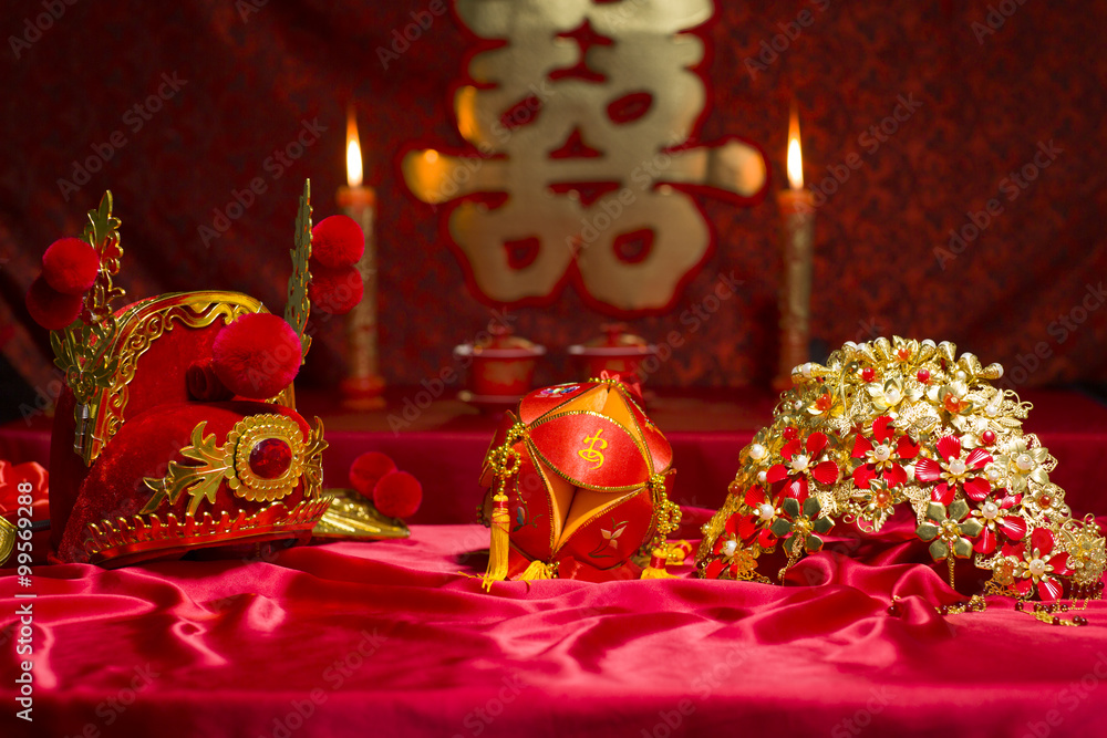 Traditional Chinese wedding elements