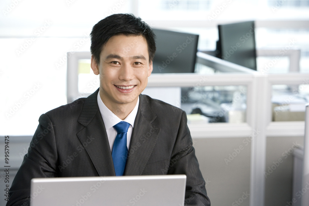 Office worker at his desk